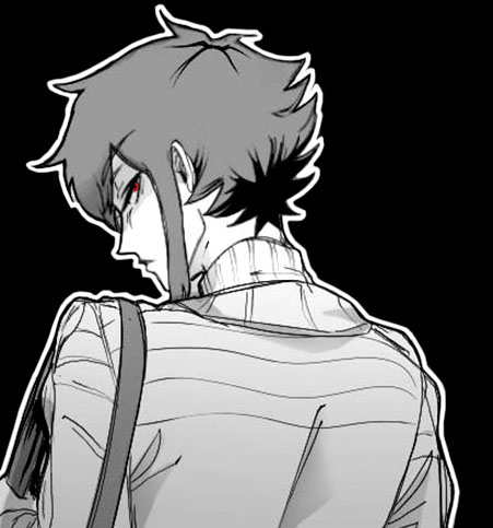 An image of the character Lya Reese looking over her shoulder, towards the viewers.