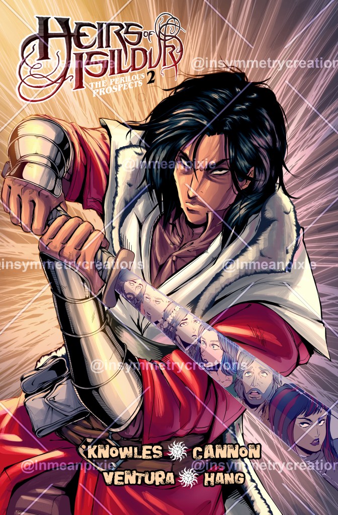 Watermarked variant cover of Qido for Heirs of Isildur: The Perilous Prospects 2. Created by Gwenyth Ernst.